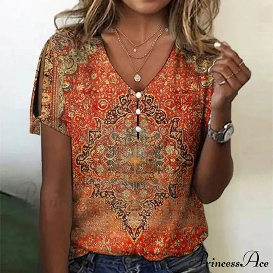 Vintage Ethnic Blouse Blouses