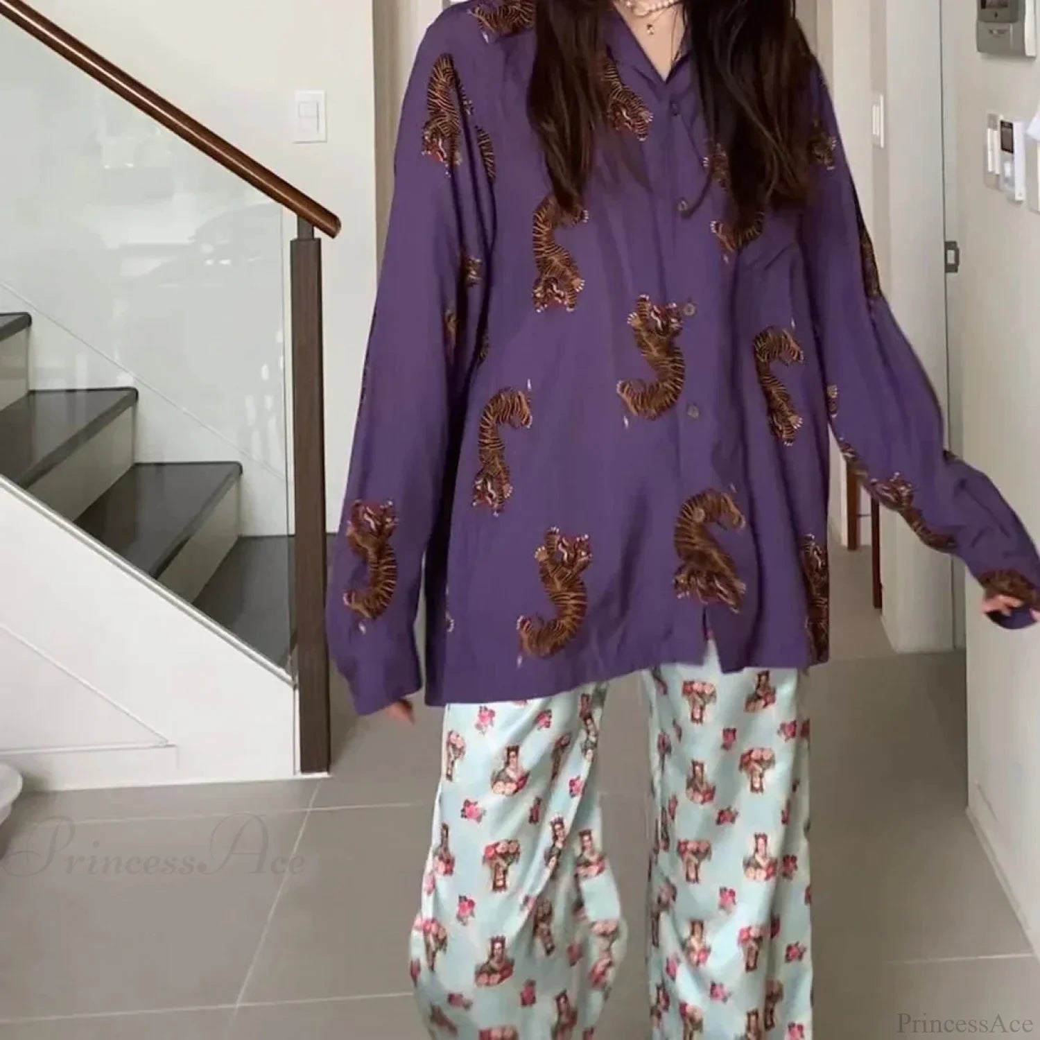 Vintage Harajuku Casual Baggy Straight Pant pant-250223