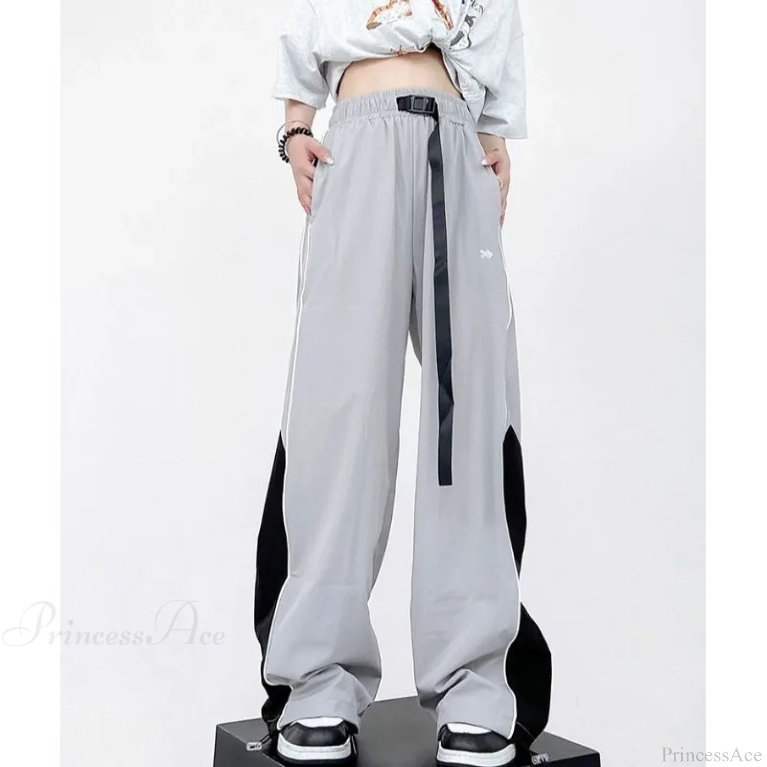 Vintage Jogging Sweatpants Wide Leg Pants