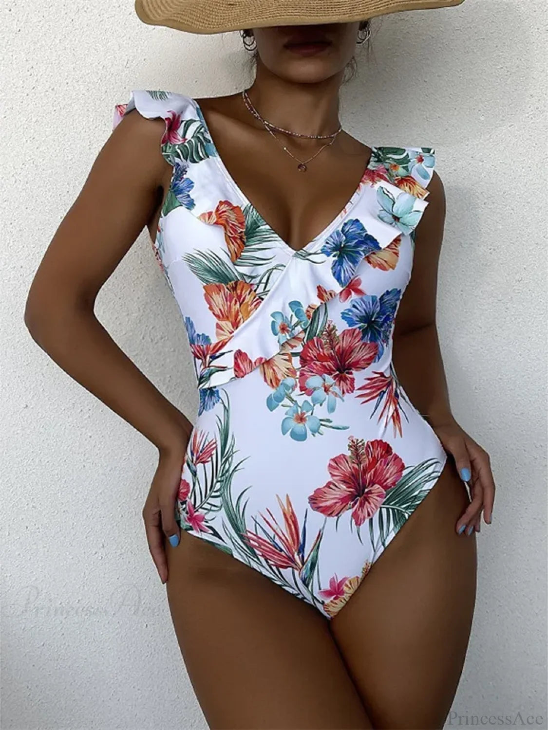 Vintage Micro Bikini Backless One Piece Set