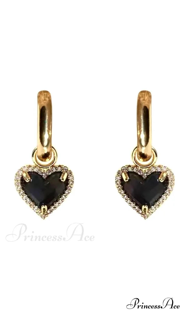 Vintage Shaped Heart Earrings Earrings