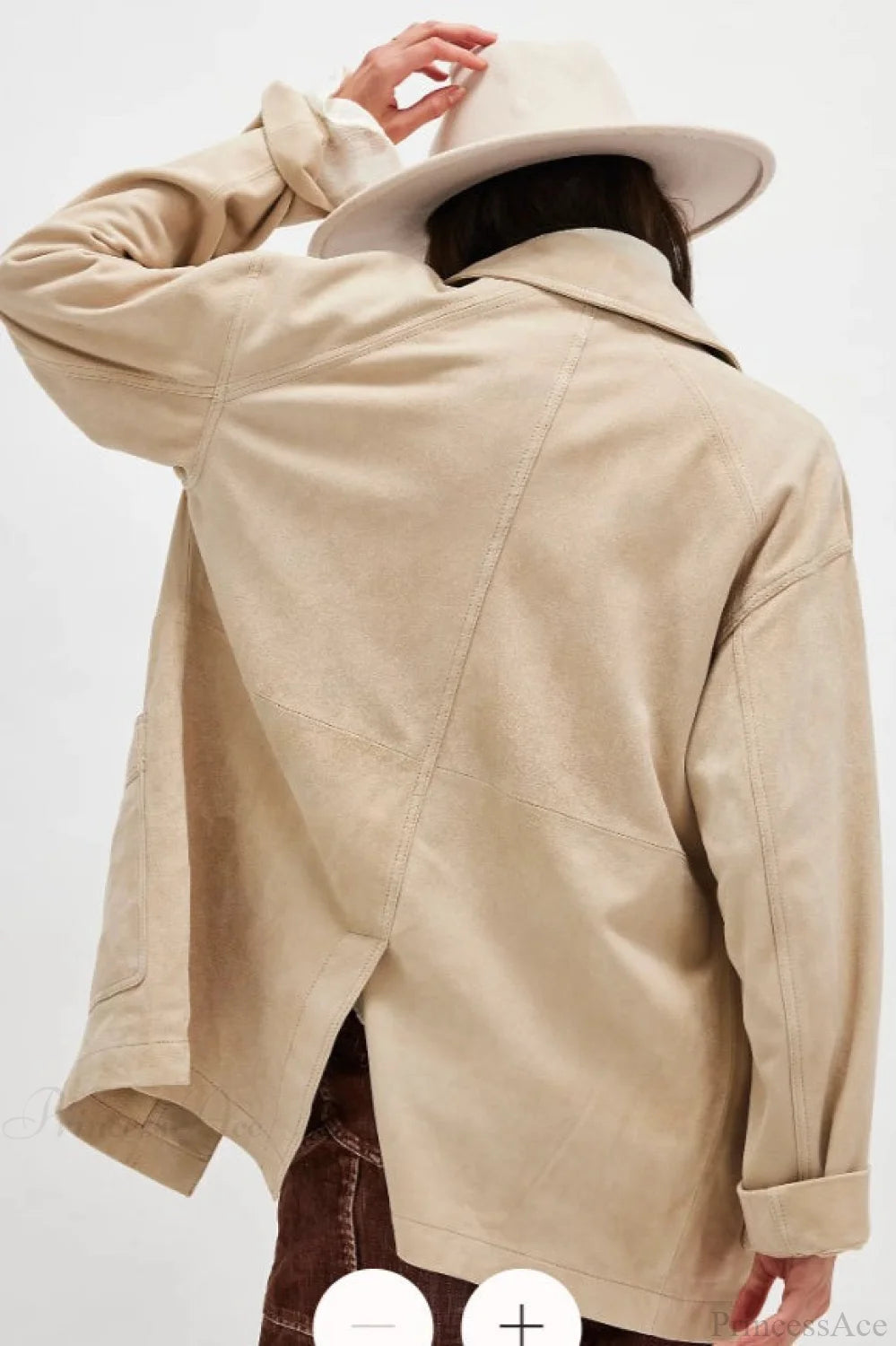 Vintage Simple Suede Single Breasted Jacket