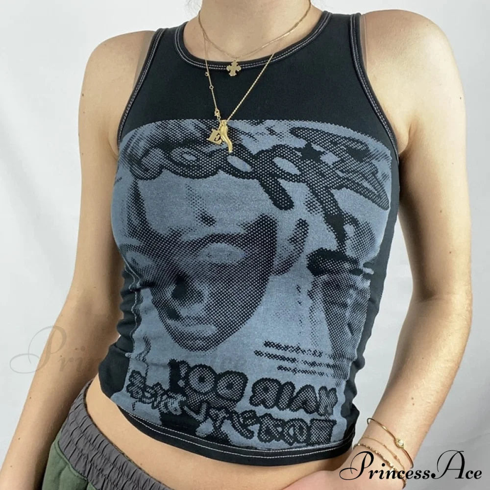 Vintage Sleeveless Tank Top