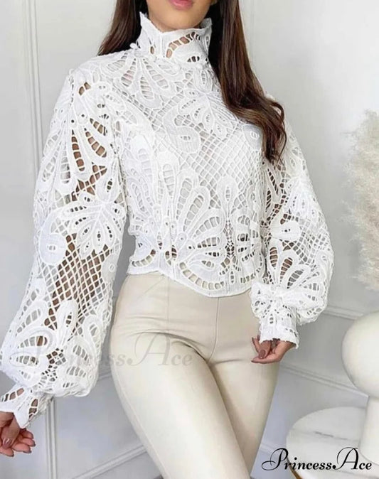 Vintage White Blouse Tops & Blouses