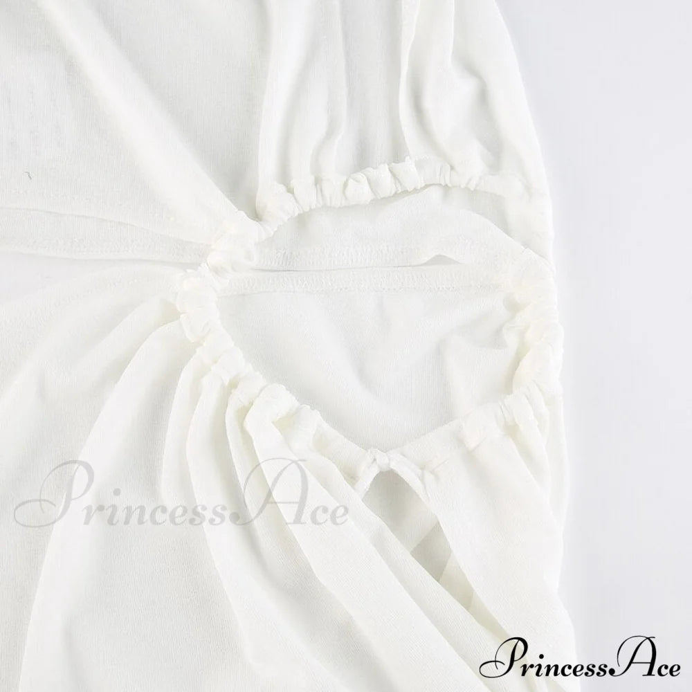 White Shoulder Parties - Women For Split Gown One And Full-Length Warm-Season Elegant Long Beachwear