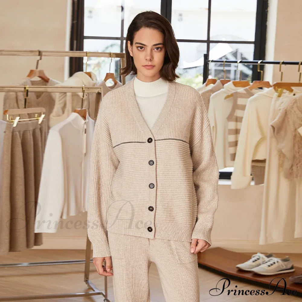 Winter Cozy Thick Merino Wool Stylish Comfortable 100% Warm Knitted Women’s Clothing Sweater