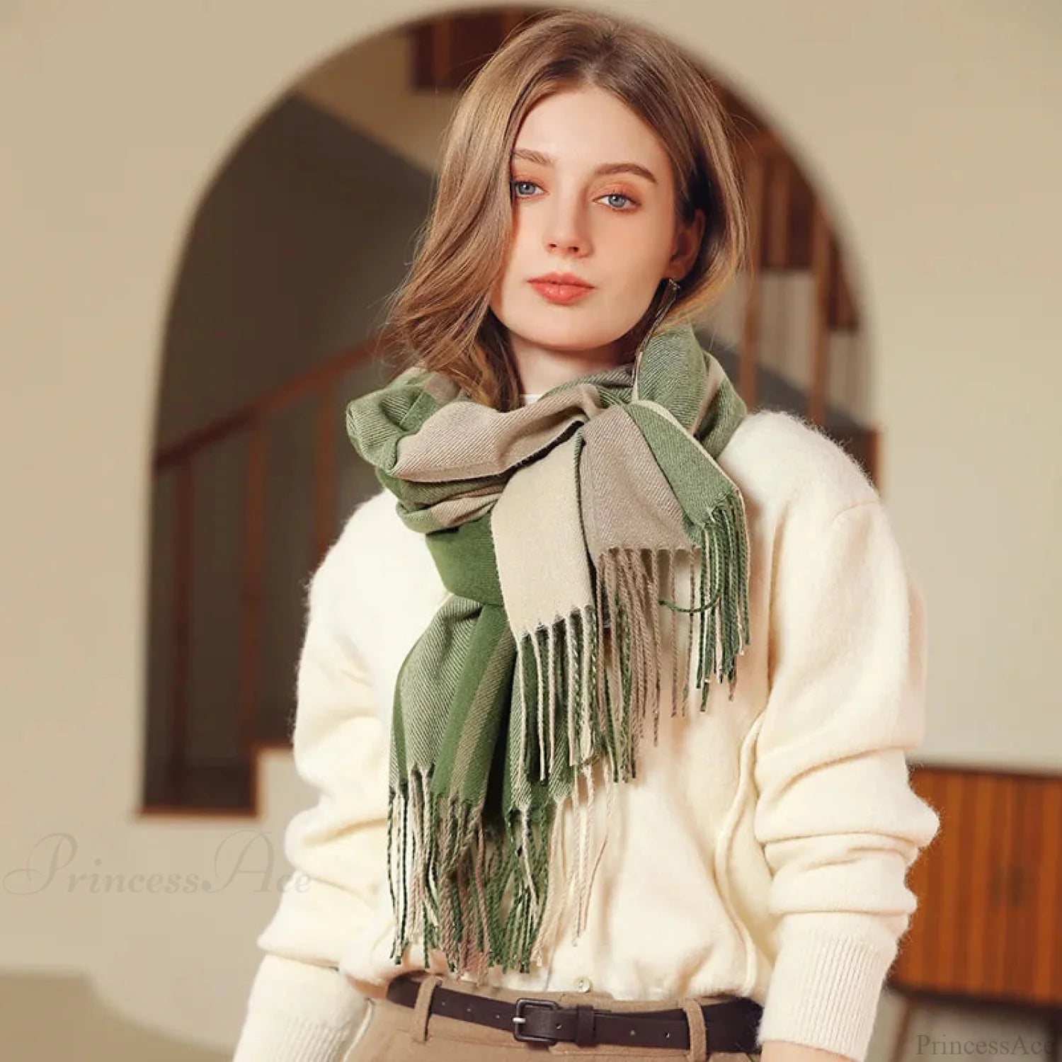 Winter Warm Cashmere Unisex Scarf - Long Windproof And Skin Friendly Scarfs-L