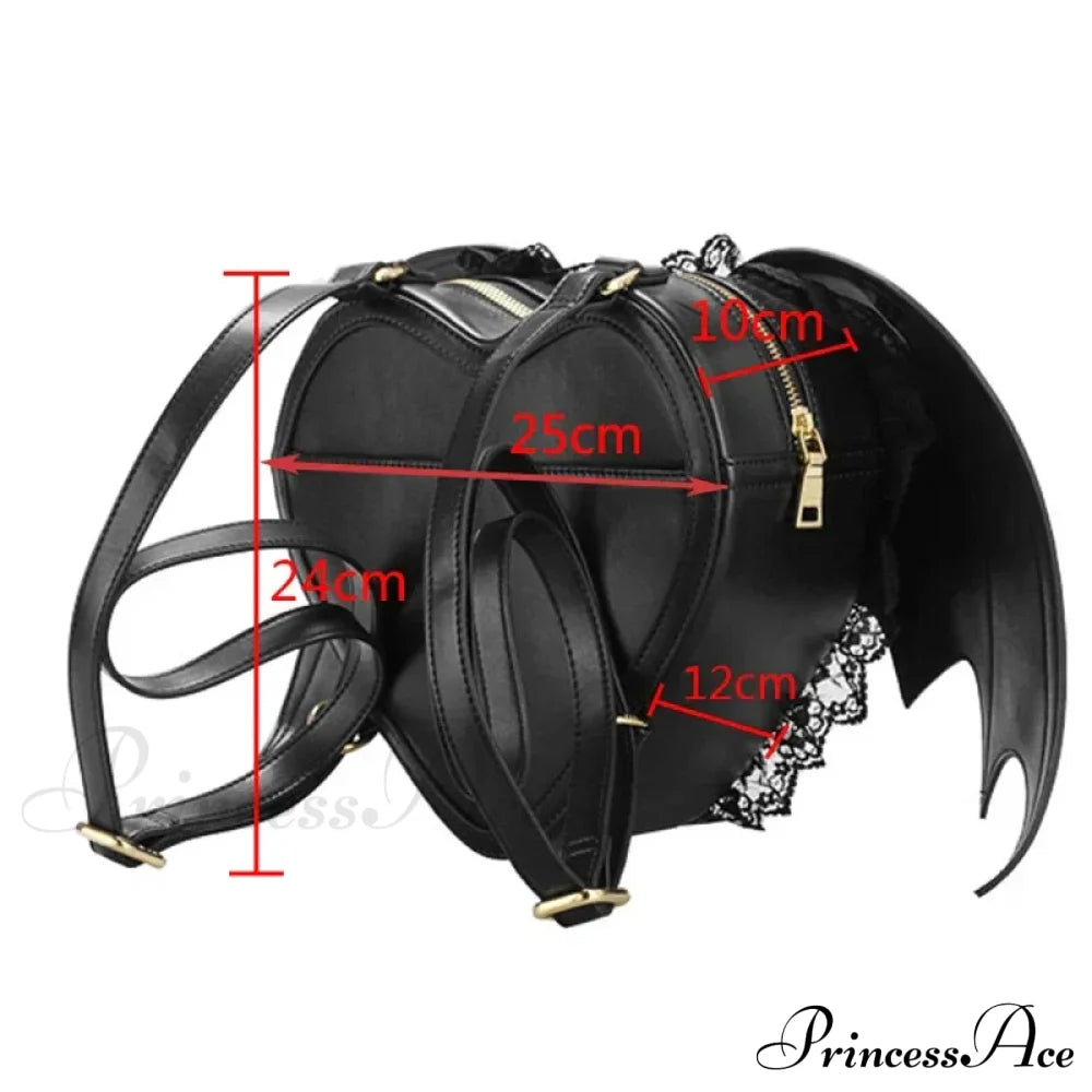 Women Bat Wing Punk Stylish Newest Angel Wings Cute Devil Bag Halloween