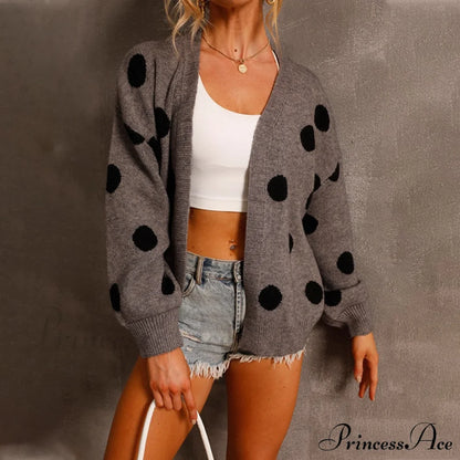 Women’s Knitted Sweater Coat Long Sleeve Cardigan