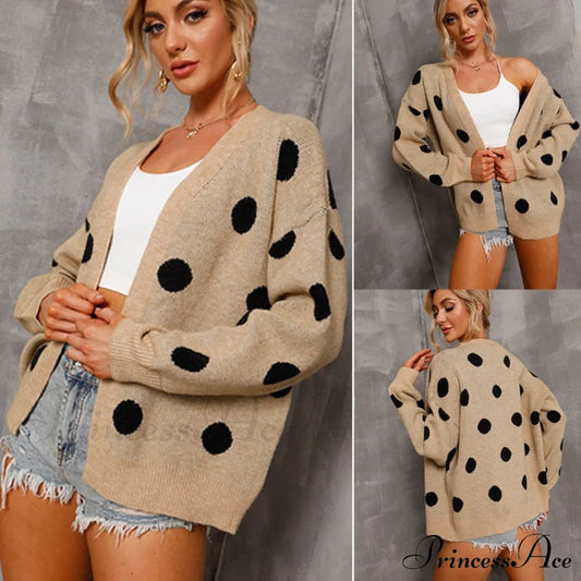 Women’s Knitted Sweater Coat Long Sleeve Cardigan