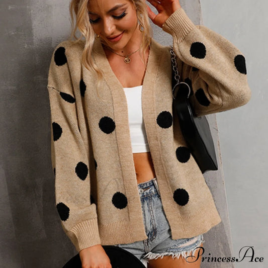 Women’s Knitted Sweater Coat Long Sleeve Cardigan