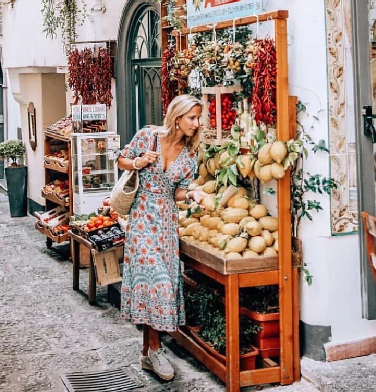 Wrap Marigold Floral Boho Dress bohodress-250126