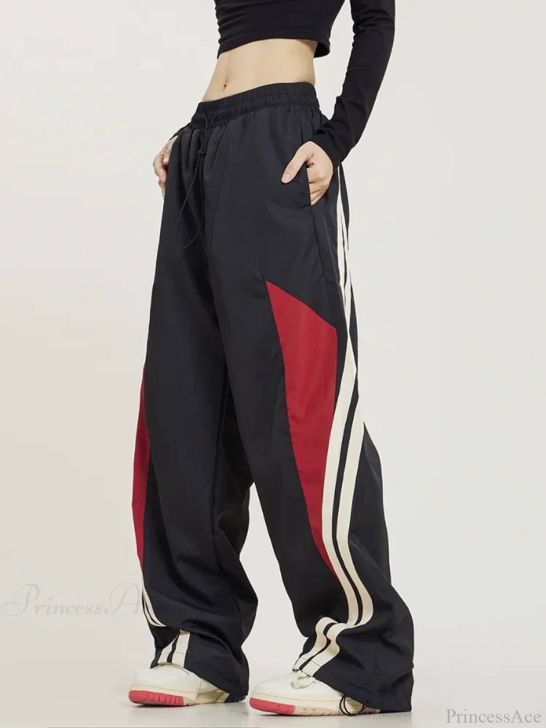Y2K Black Oversized Baggy Pants