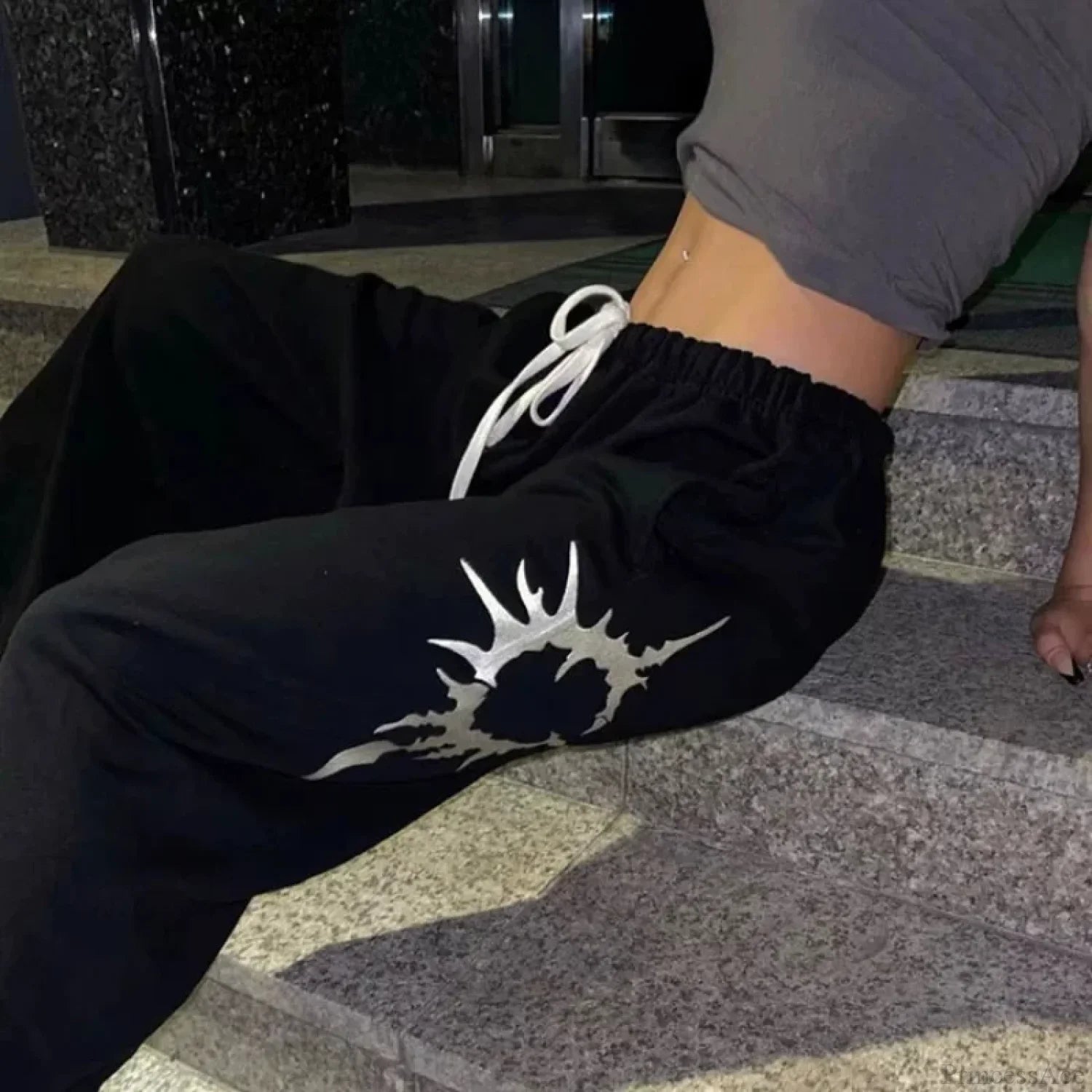 Y2K Gothic Baggy Pants