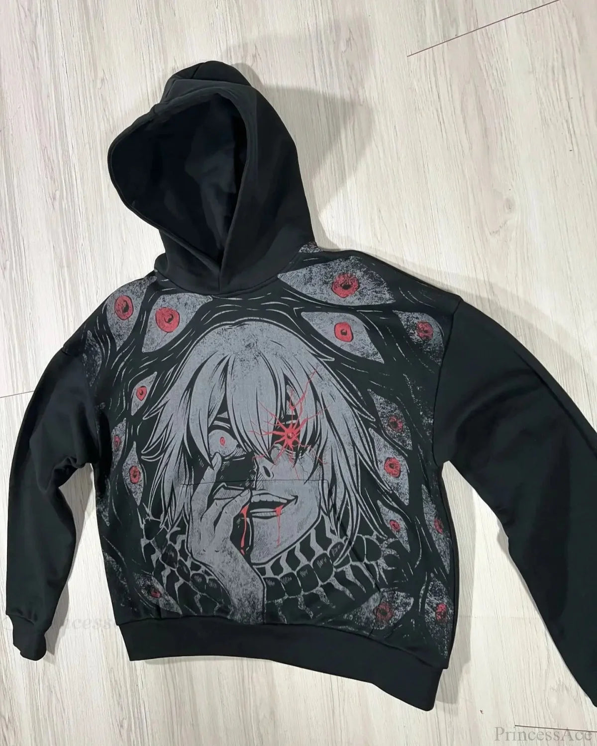 Y2K Mysterious Cartoon Zipper Hoodie