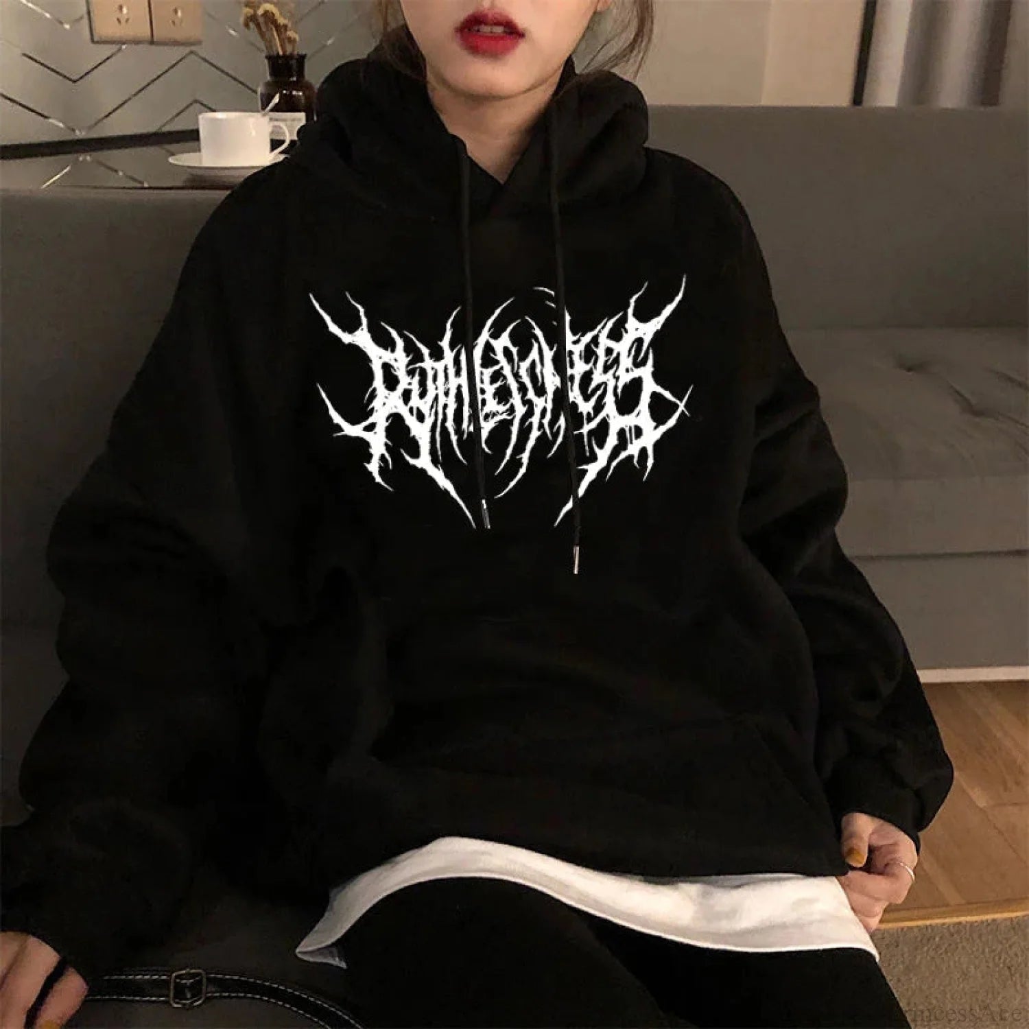 Y2K Mysterious Harajuku Hoodie