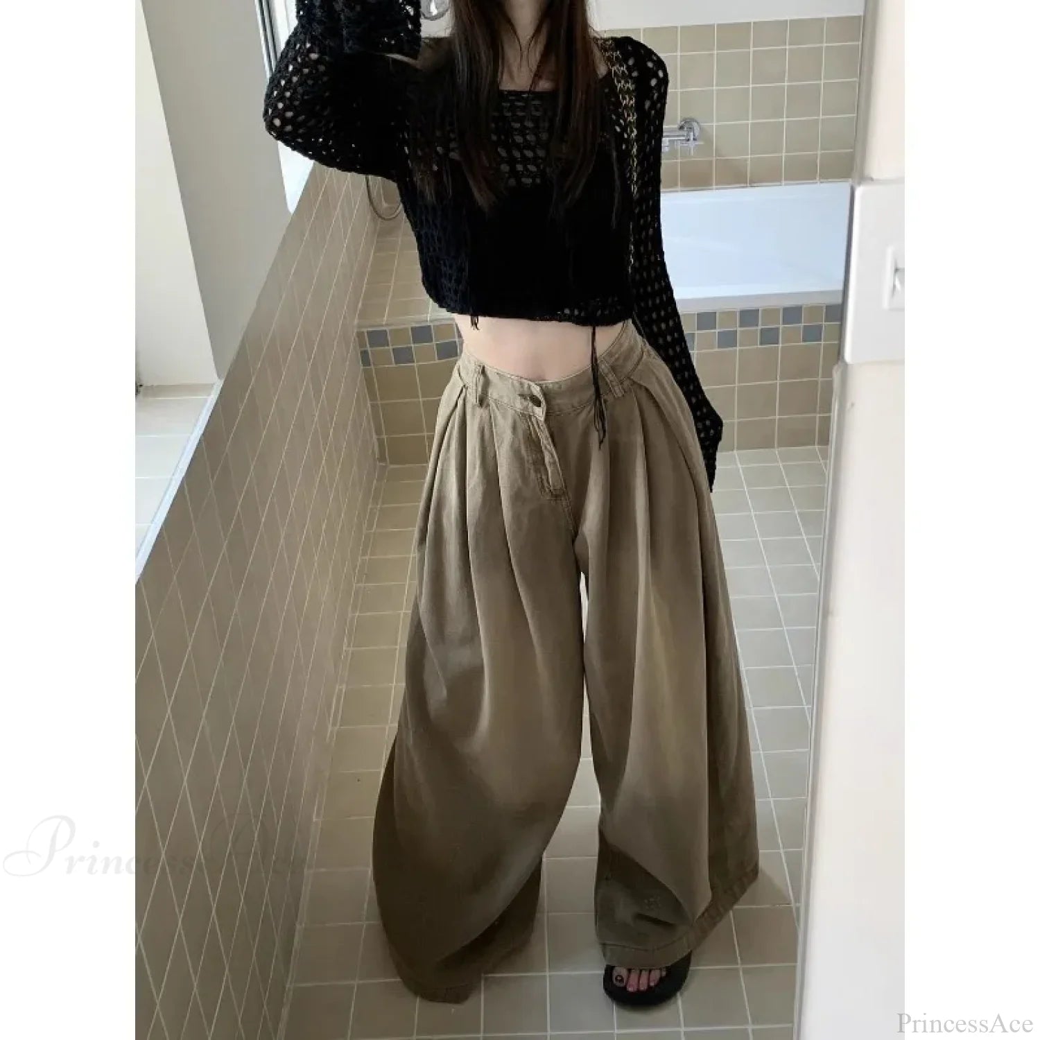 Y2K Oversized Cargo Baggy Women Pants