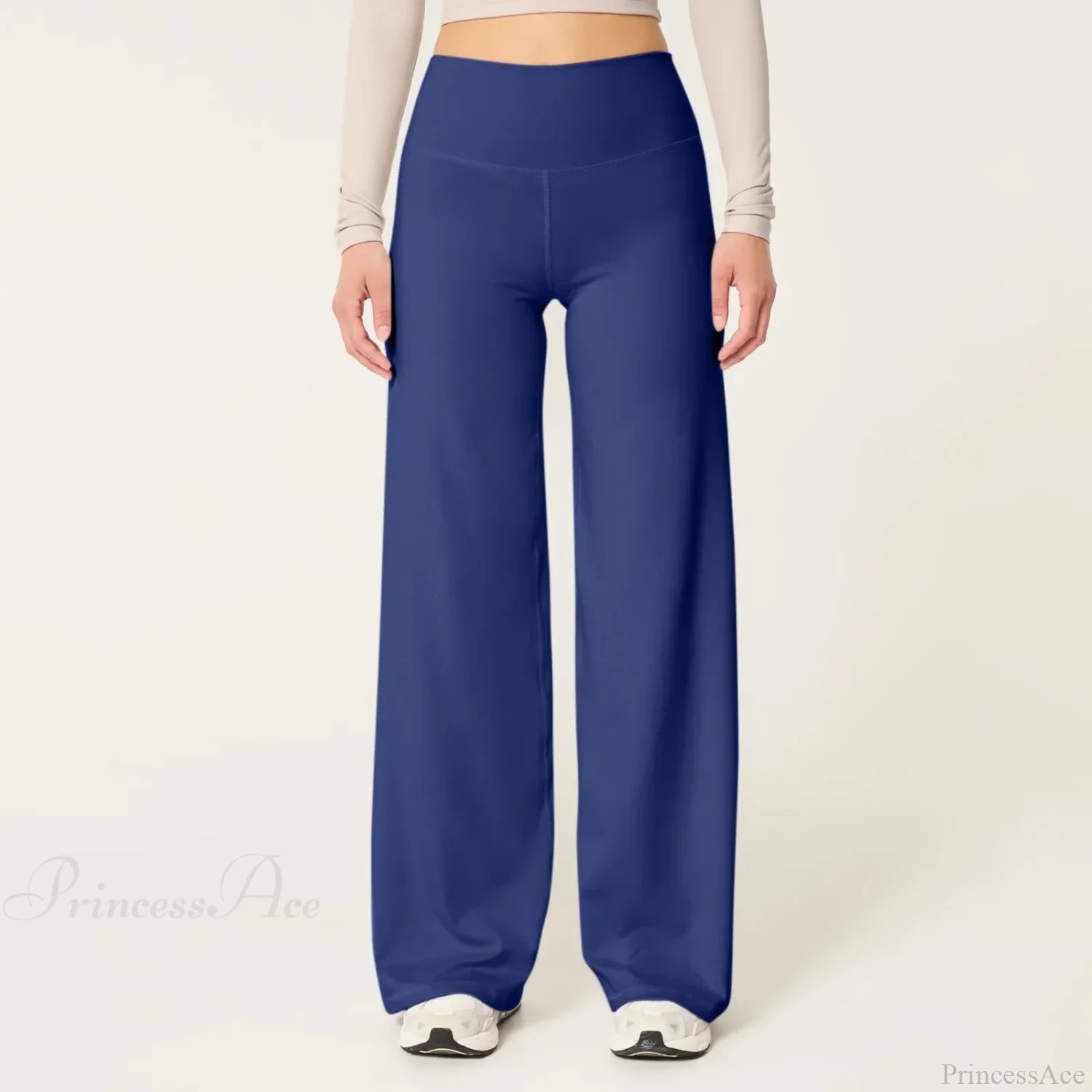 Yoga Slim Fit High-Waisted Stretch Sports Pant Blue / S pant-250223