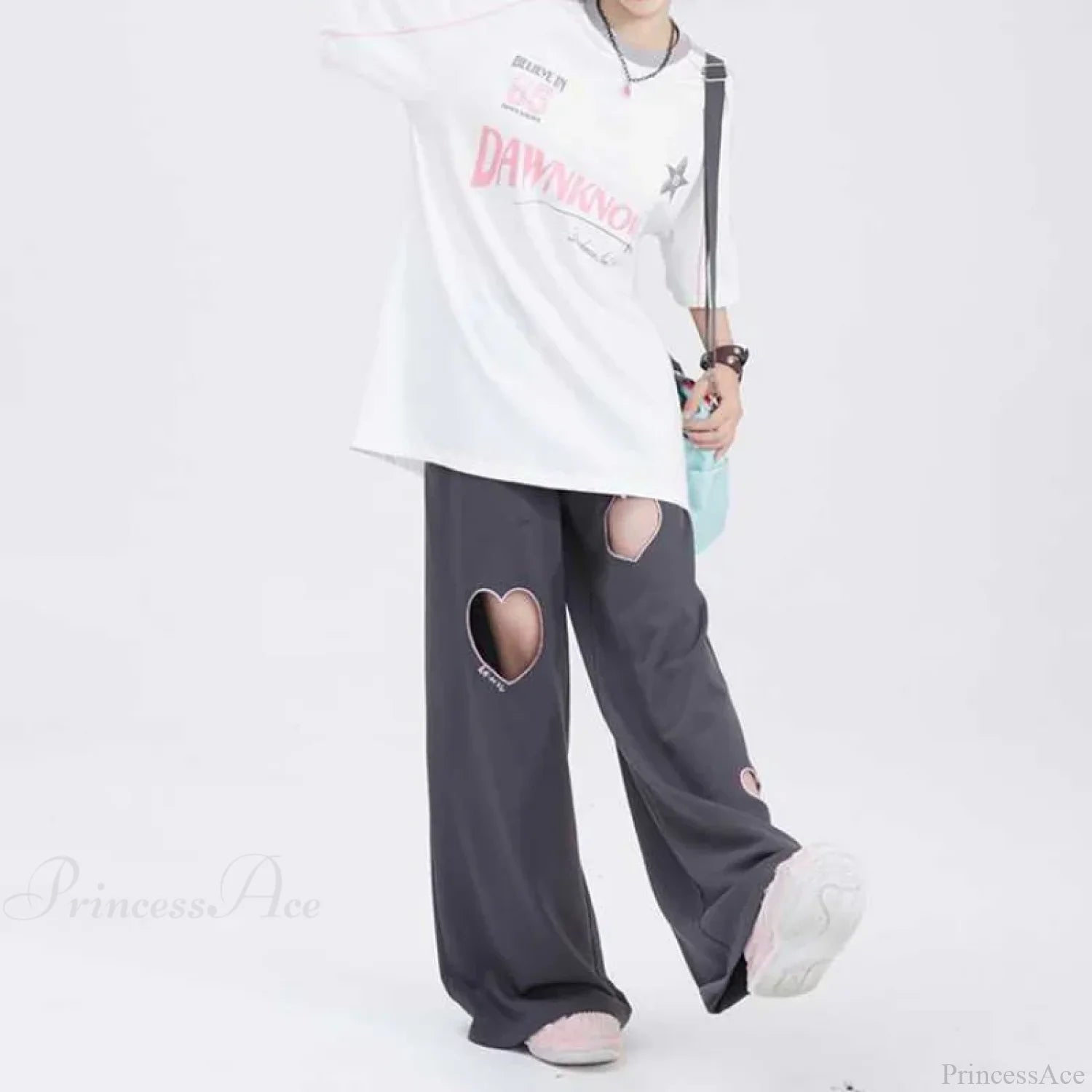 Youth Vintage Love Casual Straight Pants