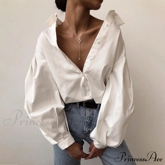 Yurena Blouse White / S Tops & Blouses