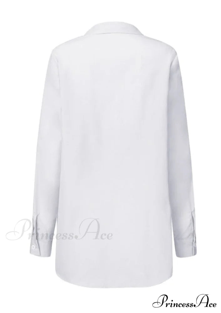 Zanze Self-Tie Shirt - Plus Size Tops & Blouses